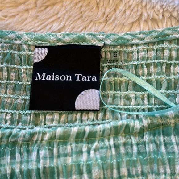 Green plaid sundress - Picture 3 of 4